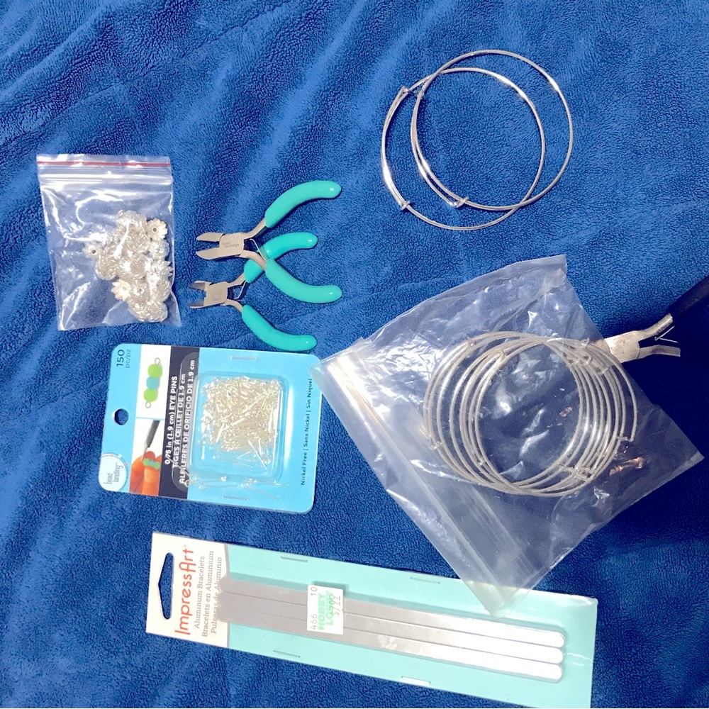 new, items for jewelry maker. Impress art aluminum bracelet for stamping